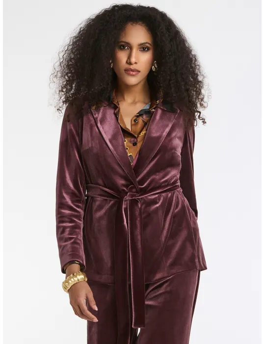 Piero Moretti dusty rose velvet pant Suit for Ceremonies – Up to Size 60