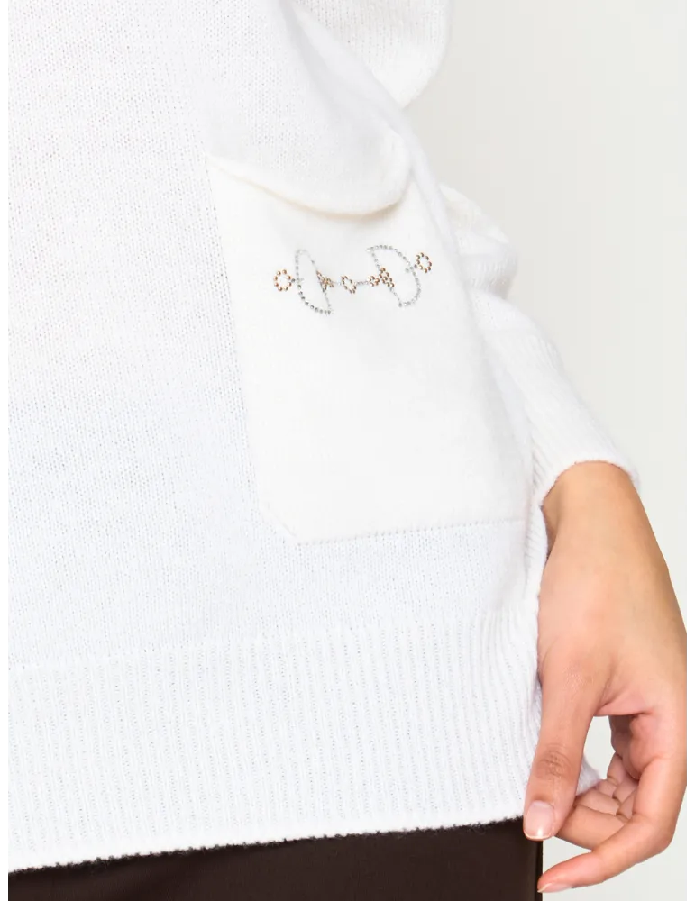 Francesca Mercuriali Italy | Brown cashmere wool turtleneck sweater