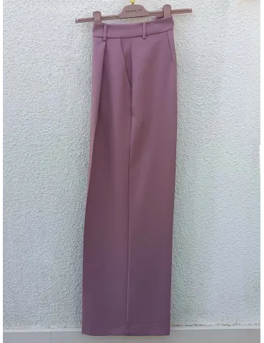 Relaxed-fit Rosantic Pleated Palazzo Trousers | Chic outerwear 4 lady 2