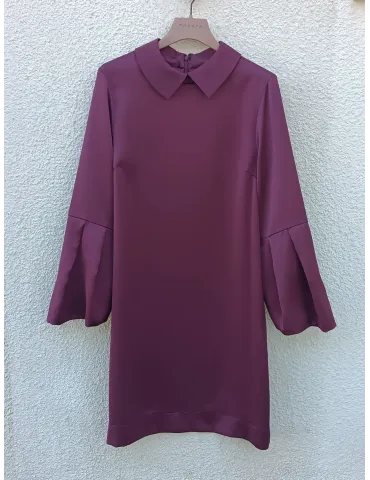 Dusty Rose Heavy Satin Blouse by Maesta Milano Plussize fit 2