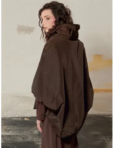 Giaccone cappa mantella reversibile in pelliccia | Mousse Numero Primo 2
