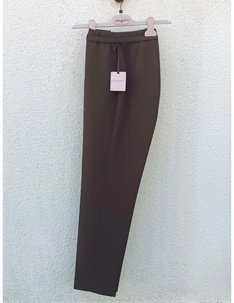 Piero Moretti Brown cigarette formal trousers