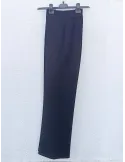Riva Tricot A/I | Pantaloni neri a zampetta in punto Milano
