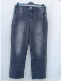 Grey Palazzo Jeans with Rhinestones Plussize Italian More by Siste's