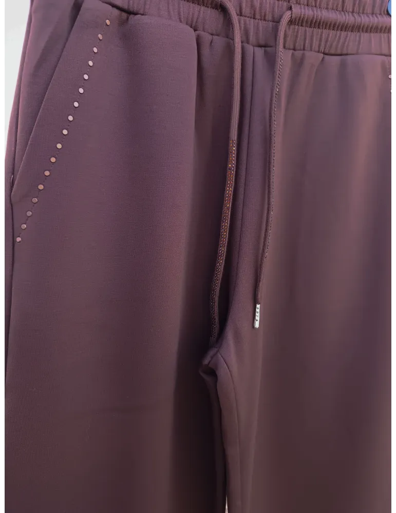 Riva Tricot Maglificio di Nibionno | Tailleur tuta scuba marrone A/I