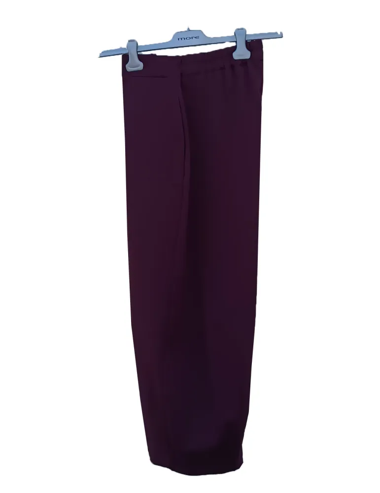 Burgundy carrot - balloon Trousers