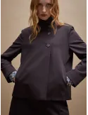 Cocoa Brown Korean-Inspired Jacket by Amethist