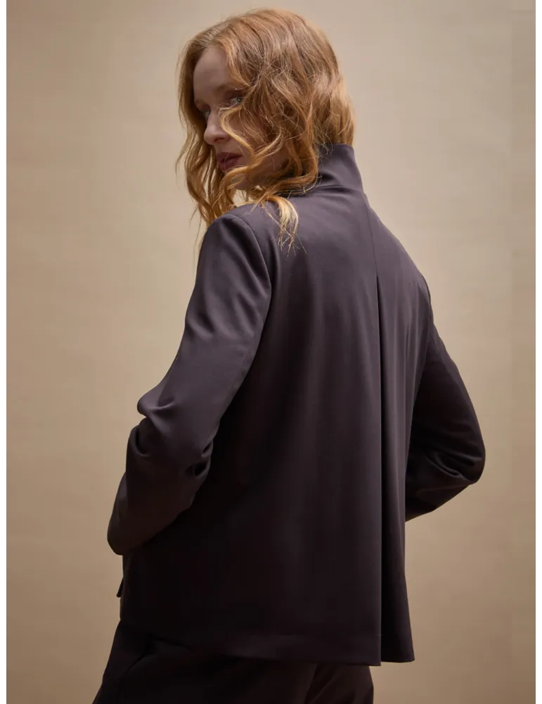 Cocoa Brown Korean-Inspired Jacket by Amethist