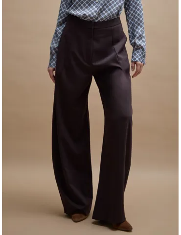 Brown Balloon Trousers from the Korean-Inspired Suit – Amethist