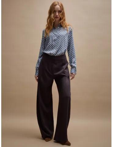Brown Balloon Trousers from the Korean-Inspired Suit – Amethist 2