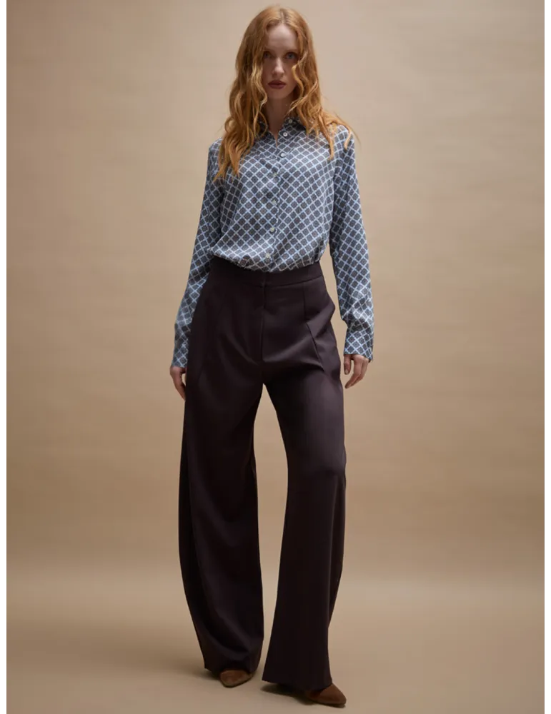 Brown Balloon Trousers from the Korean-Inspired Suit – Amethist