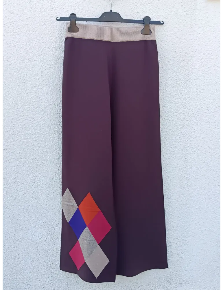 Warm palette Multicolored Pleated Midi Skirt by WNT plus size available