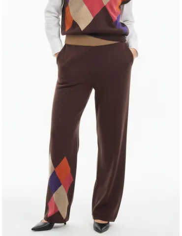 Warm palette Multicolored Pleated Midi Skirt by WNT