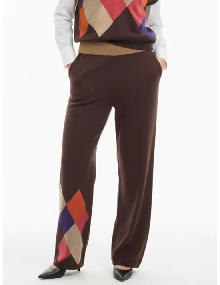 Warm palette Multicolored Pleated Midi Skirt by WNT plus size available