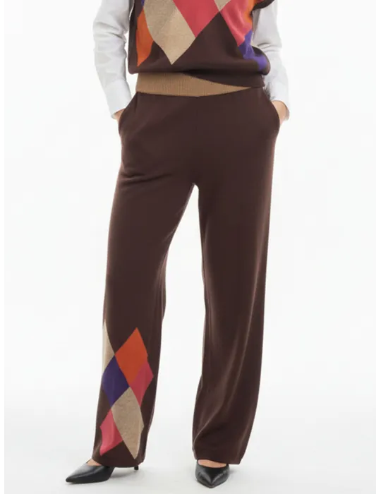 Warm palette Multicolored Pleated Midi Skirt by WNT plus size available