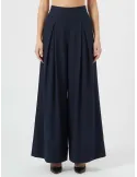 Gonna pantalone elegante lunga nera in cady by Amethist fino alla 50