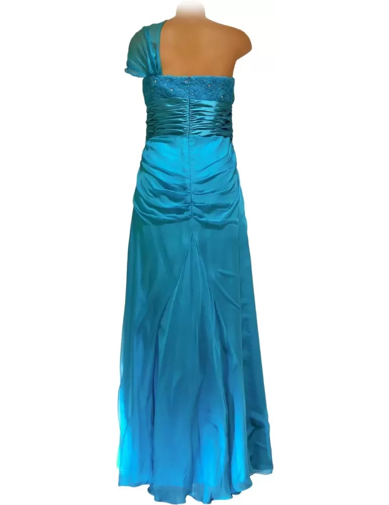 Vente en ligne une épaule longue robe Sonia Peña