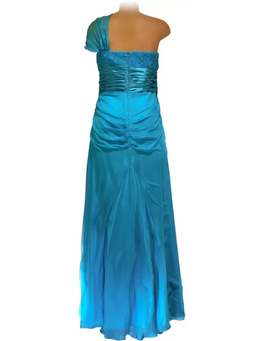 Sprzedaży online jedno ramię długa suknia Sonia Peña