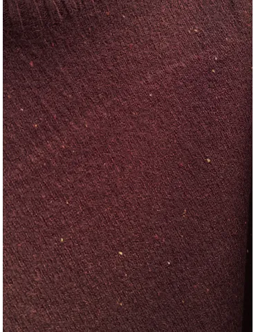 Brown Melange Wool Roll-Neck Sweater | Plus size Italian Knitwear 2