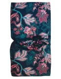 Bissoli Italian accessories | Burgundy and green floral printed scarf