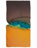 Bissoli Italian accessories | Scarf in Orange, Aqua Green and Brown