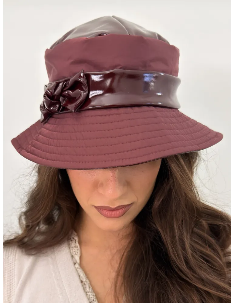 Rainproof Cloche Hat | Complit Italian Elegance | For short and long hair