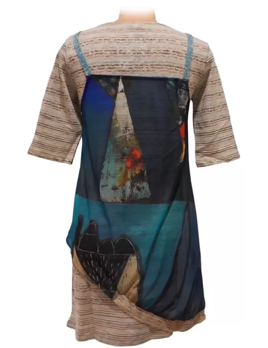 Online-Verkauf-double-Layer-Kleid Aventures des Toiles