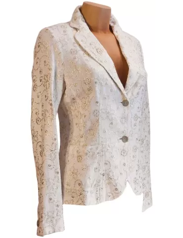 Online sale jacket embroidery gold Gui