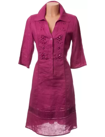 Shop online fuchsia shirtdress