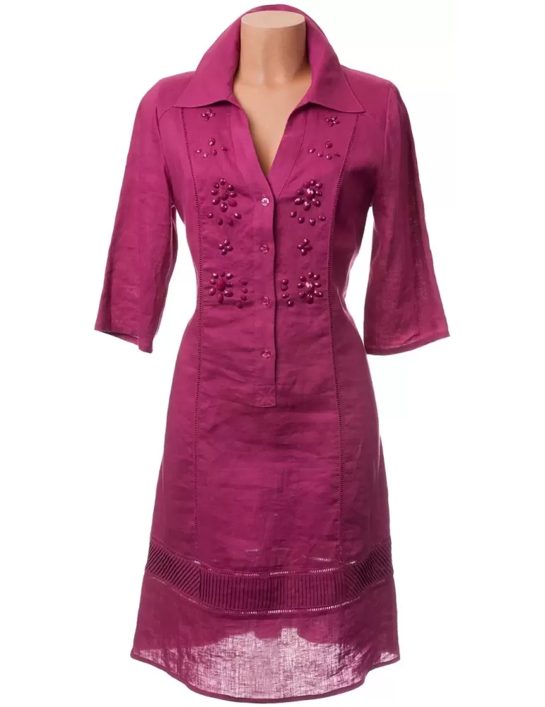 Shop online fuchsia shirtdress Shop online fuchsia shirtdress