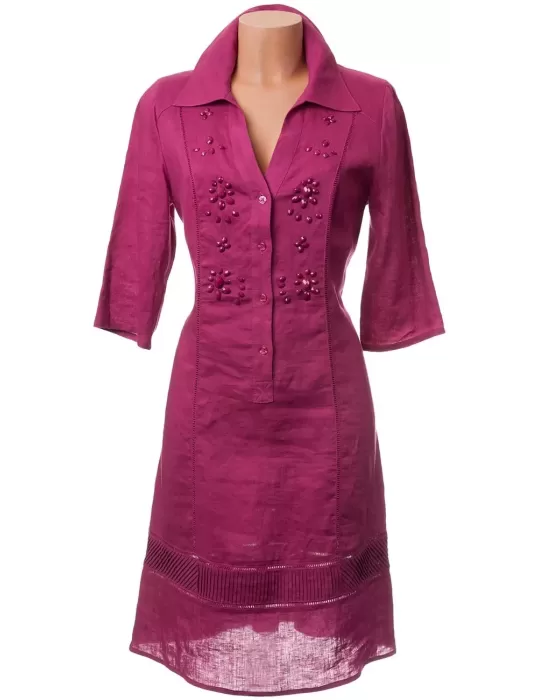 Shop online fuchsia shirtdress Shop online fuchsia shirtdress