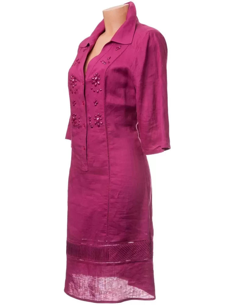 Shop online fuchsia shirtdress
