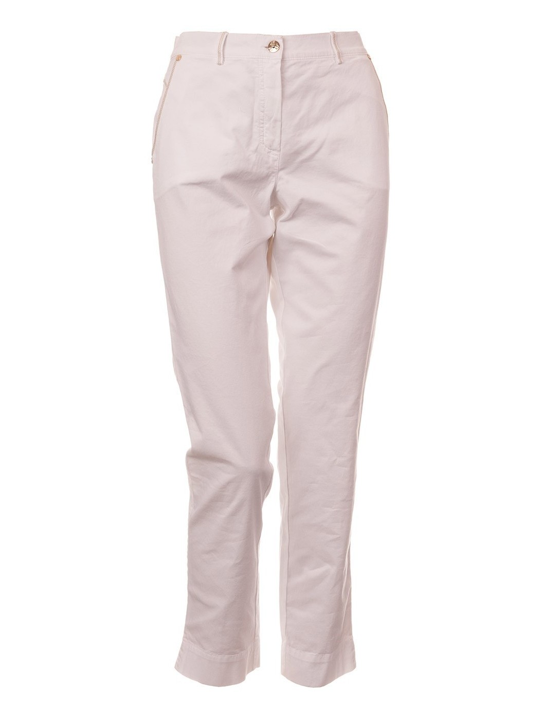 Spodnie Capri Pucci białe