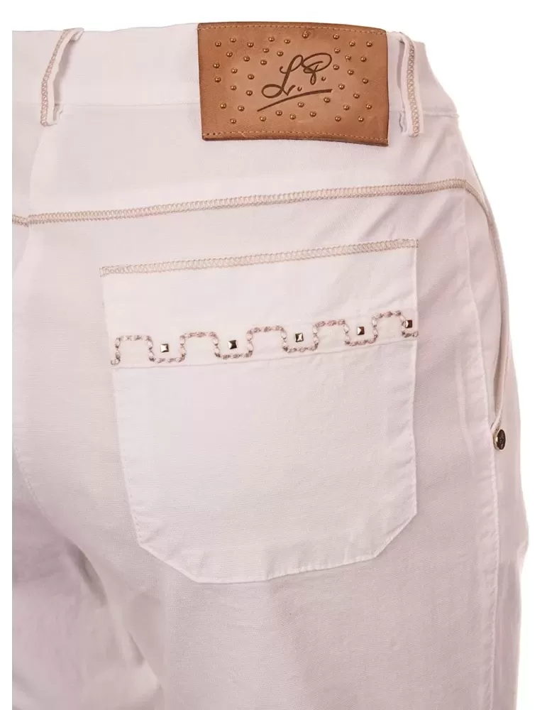 Shop online white capri pants
