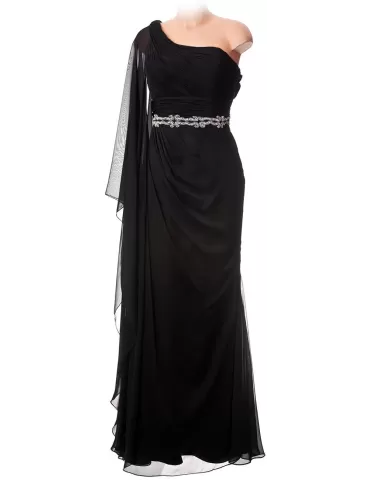 Online-Verkauf eine Schulter Kleid mit Sonia Peña