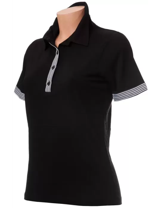 Maglia polo a maniche corte con profili Musetti