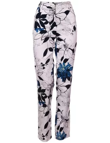 Flower print pants