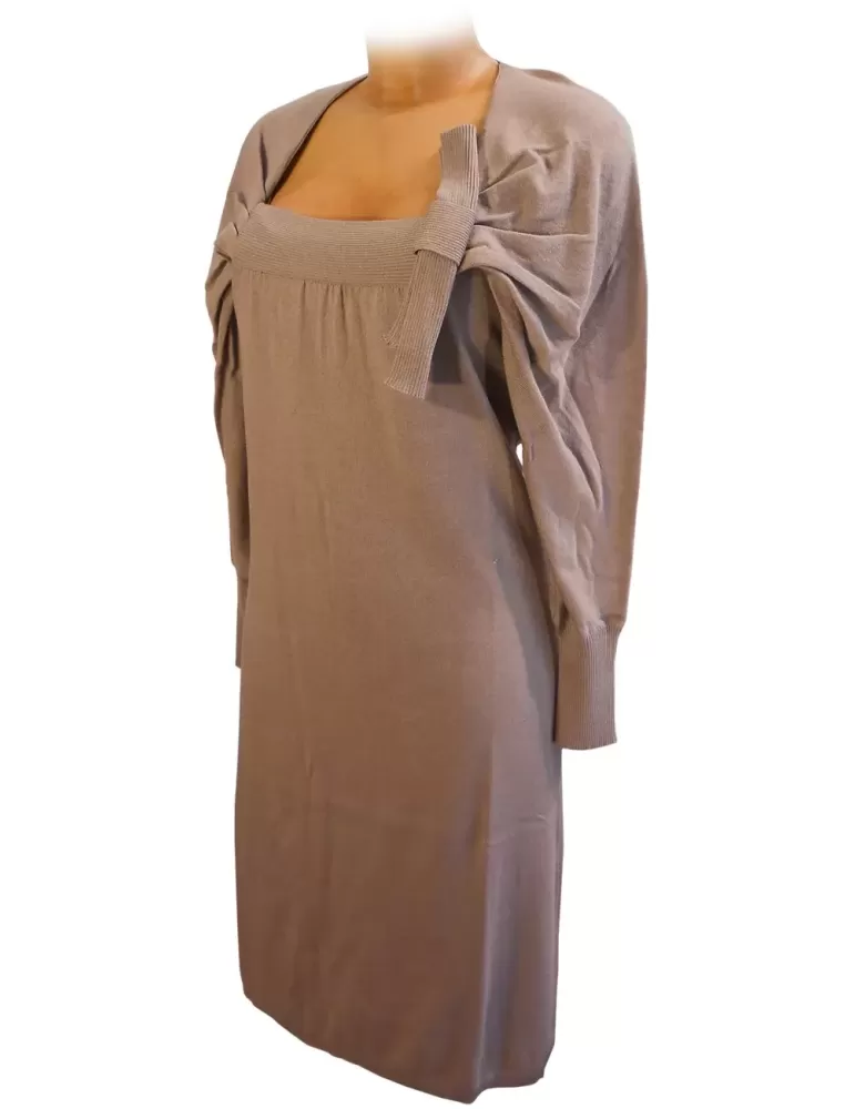 Robe longue en ligne vente à manches Musetti