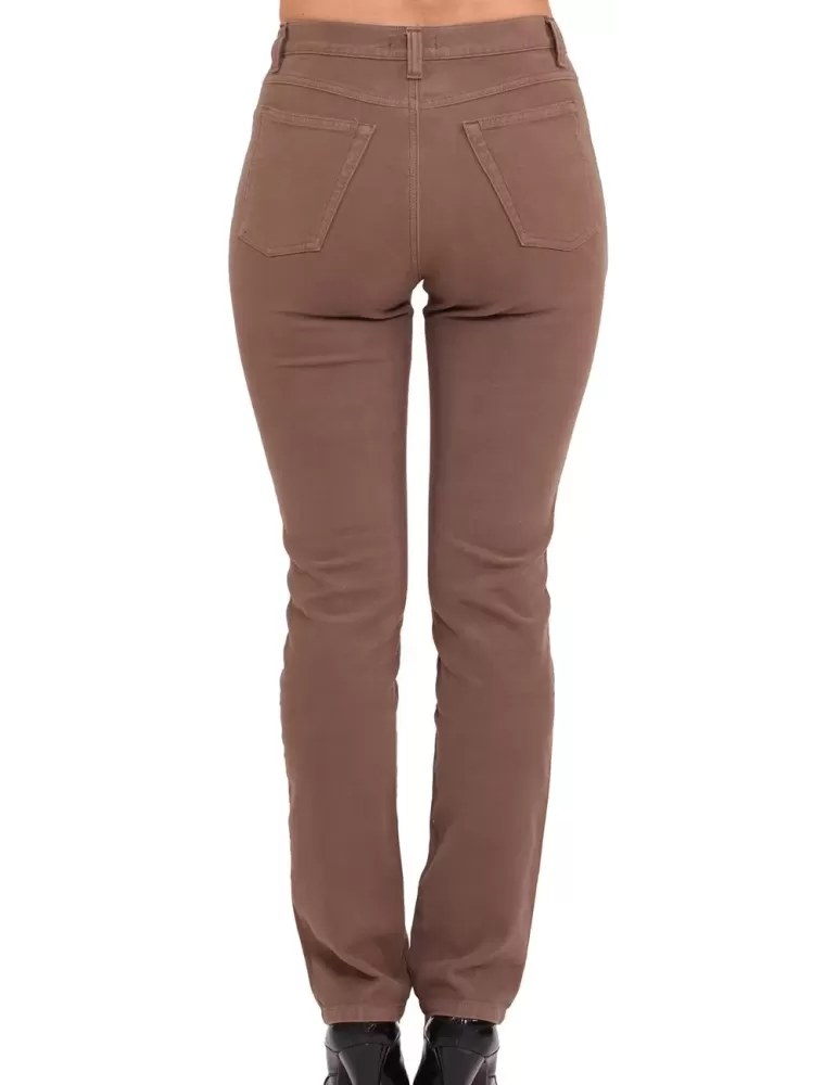 Hose mit hoher Taille