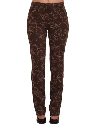 Shop online embroidered trousers
