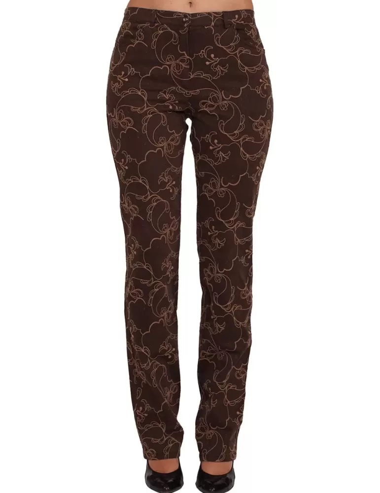Vente en ligne de pucci pantalon coton brodé Vente en ligne de pucci pantalon coton brodé