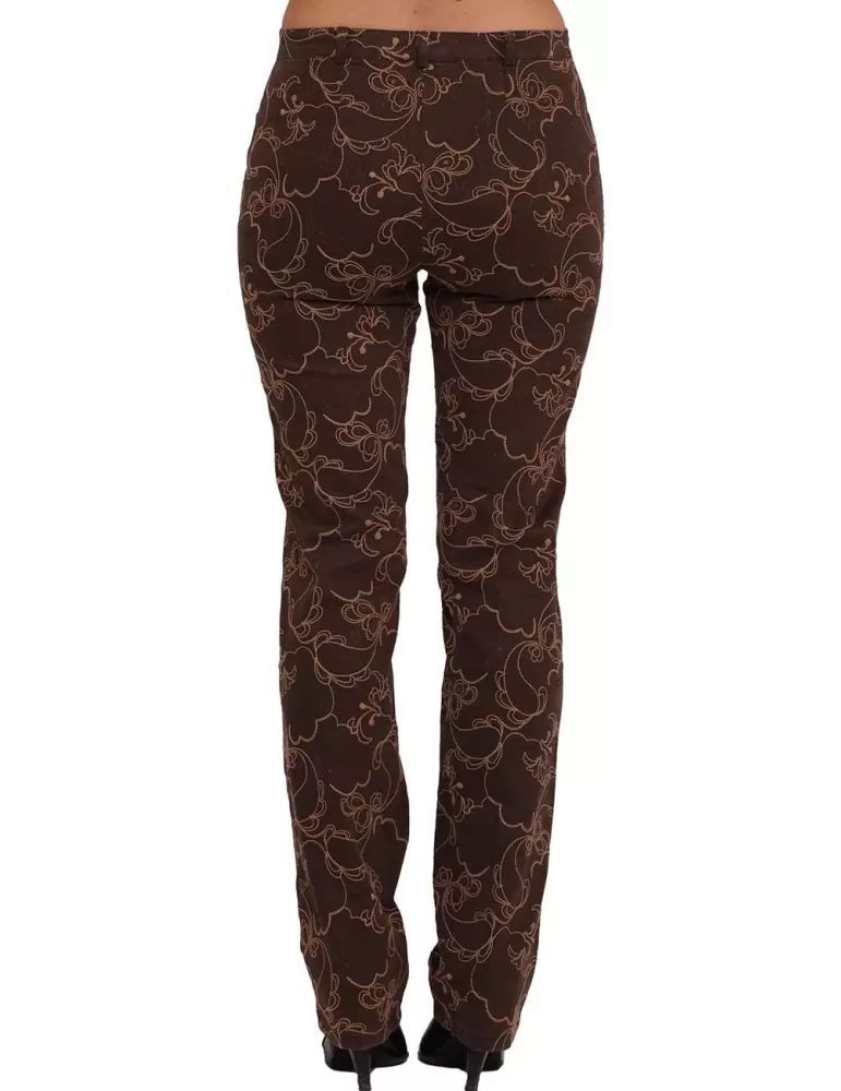 Vente en ligne de pucci pantalon coton brodé