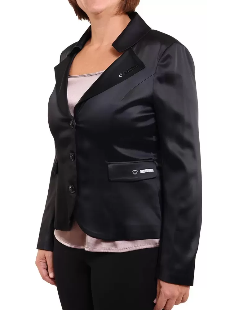 Vente veste satin de la collection noir romy en ligne