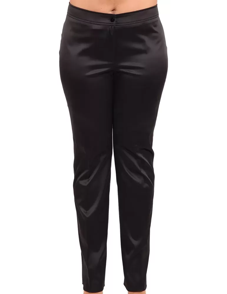 Pour le pantalon de satin noir vente Pour le pantalon de satin noir vente