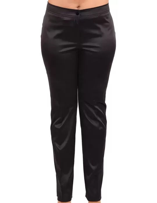 Pour le pantalon de satin noir vente Pour le pantalon de satin noir vente