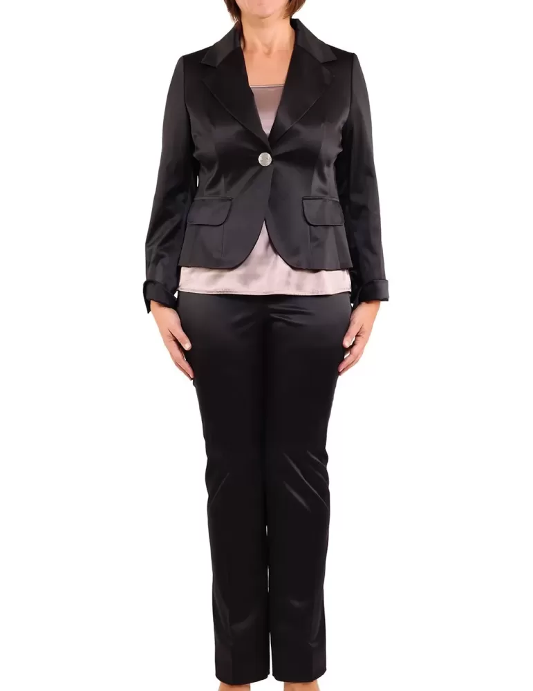 Giacca blazer rasatello di cotone Anna Linder