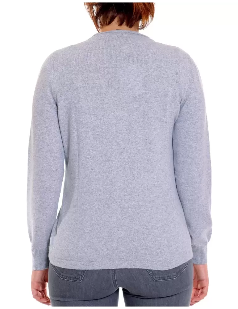 Twinset cashmere grigio perla Musetti