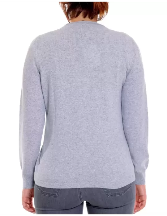 Twinset cashmere grigio perla Musetti