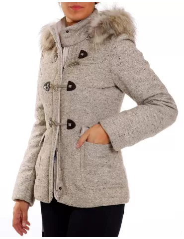 Shop online tweed padded jacket 2