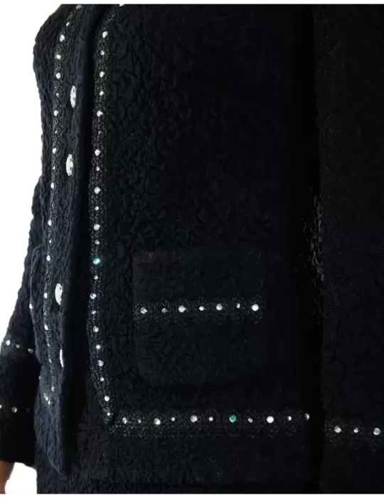 Tailleur nero elegante chanel Liolà